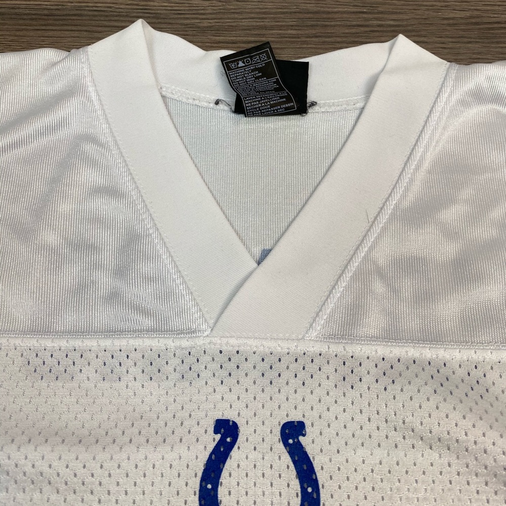 Reebok NFL Manning 18 Colts Jersey L - Picture 3 of 5